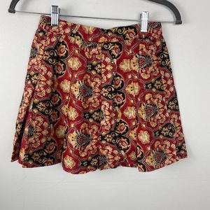 Marcia skirt size 6 multicolors has pleats short